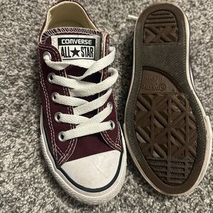 Converse Kids' Maroon All Star Sneakers